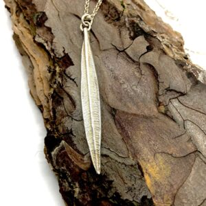 Pendentif argent 925 artisanal "Laurea"- Collection "Nature"
